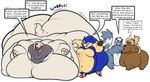 angry anthro big_butt blush breasts breath butt canid canine doctor_starline english_text eulipotyphlan female floofyboyetime group hedgehog hi_res idw_publishing immobile lemur male mammal monotreme nipples nude obese obese_anthro obese_male out_of_breath overweight overweight_anthro overweight_male panting platypus primate sega sonic_the_hedgehog sonic_the_hedgehog_(comics) sonic_the_hedgehog_(idw) sonic_the_hedgehog_(series) speech_bubble strepsirrhine tangle_the_lemur text whisper_the_wolf