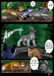 breath canid canine canis comic detailed_background dialogue dubius english_text feral fox group howl kesh_(ruki) male mammal nature outside panting racing rukifox soma tail text watermark wolf