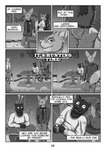 absurd_res anthro canid canine comic dialogue digital_drawing_(artwork) digital_media_(artwork) english_text eyewear felid female fennec_fox fox glasses greyscale group hi_res levi_esthersson male mammal monochrome nightclub speech_bubble text true_fox wasylthefox