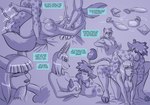 2018 5_fingers 5_toes anthro anthro_on_anthro anthro_penetrated anthro_penetrating anthro_penetrating_anthro anubian_jackal bed big_breasts bodily_fluids bracelet breast_play breast_suck breasts butt canid canine canis claws comic conditional_dnp condom cum dialogue digital_media_(artwork) double_fellatio double_oral double_penetration ear_piercing english_text feet fellatio female female_penetrated filled_condom finger_claws fingers fur furniture genital_fluids genitals giraffe giraffid group group_sex hair hooves horn humanoid_feet humanoid_hands inside jackal jewelry joshua_(ghostbane) kadath lying lying_on_bed male male/female male_penetrating male_penetrating_female mammal markings narration nightshade_(kadath) nipples nude on_bed oral ossicone patrick_(kadath) penetration penile penile_penetration penis penis_in_mouth penis_in_pussy piercing plantigrade sex sexual_barrier_device sketch speech_bubble spots spotted_body spotted_fur sucking teeth text text_box threesome toes trio vaginal vaginal_penetration wolf