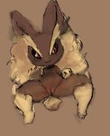 bronzecatworld female feral generation_4_pokemon genitals hi_res lagomorph lopunny mammal nintendo pokemon pokemon_(species) pussy red_eyes simple_background solo