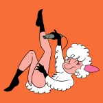 Rating: s
ID: 331780
Date: 2013-05-25 04:12:53 -0400
Status: active
Score: 12
1:1 2013 anthro black_eyes bovid caprine carelessdoodler domestic_sheep droopy_(series) electric_razor female fur leggy_lamb looking_at_viewer mammal metro-goldwyn-mayer orange_background pinup pose razor shearing sheep sheep_wrecked simple_background smile solo tools wool_(fur) post #331780