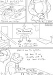 2019 anthro anthro_on_anthro balls base_three_layout bear beard belly blockage_(layout) blush bodily_fluids buttplug chastity_cage chastity_device collar comic contract digital_drawing_(artwork) digital_media_(artwork) earning_chastity_removal english_text facial_hair flogger four_frame_image genital_fluids genitals hi_res horizontal_blockage inner_monologue male mammal mature_male monochrome navel nipples nub_chastity_cage overweight overweight_male pen plaguedobsession plug_(sex_toy) precum scut_tail sex_toy short_tail solo tail text thinking three_row_layout william_(plaguedobsession)