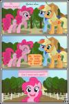 absurd_res applejack_(mlp) blonde_hair blue_eyes comic earth_pony equid equine female feral friendship_is_magic green_eyes group gutovi-kun hair hasbro hi_res horse mammal multicolored_hair my_little_pony mythological_creature mythological_equine mythology pegasus pink_hair pinkie_pie_(mlp) pony purple_eyes rainbow_dash_(mlp) rainbow_hair wings