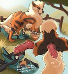 Rating: e
ID: 5414694
Date: 2025-03-05 20:29:50 -0500
Status: active
Score: 1536
absurd_res animal_genitalia animal_penis anthro anthro_on_feral arcanine balls becoming_erect bestiality bodily_fluids canid canine canine_genitalia canine_penis digital_media_(artwork) digitigrade dripping duo english_text erection fangs feral fur generation_1_pokemon generation_4_pokemon genital_fluids genitals hi_res knot knotted_penis low-angle_view lucario lying male male/male male_anthro male_feral male_on_feral mammal nintendo nude on_back penis penis_in_face penis_on_face penis_tip penni_bat pokemon pokemon_(species) precum quadruped sex sheath simple_background snout tail teeth text post #5414694