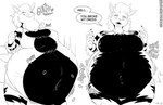 2023 5_fingers ^_^ abdominal_bulge accident accidental_exposure after_vore anthro anthro_pred anthrofied arcanine arm_tuft artist_name belly big_belly big_breasts biped black_and_white black_body black_countershading black_fur black_nails black_nipples black_stripes blomp blush bodily_noises breast_expansion breasts broken_chain canid canine canis chain cheek_tuft churn clothed clothing colored_nails countershade_fur countershade_torso countershading curvy_figure cute_fangs deep_navel dialogue different_sound_effects digestion digestion_noises digital_media_(artwork) dress elbow_tuft english_text expansion exposed_breasts eyes_closed facial_tuft fangs fatal_vore female female_pred fidchellvore fingers front_view fully_inside fur generation_1_pokemon glut gulp_(sound_effect) hair heart_after_text heart_symbol huge_breasts humanoid_hands licking licking_lips licking_own_lips mammal monochrome monotone_hair monotone_tail motion_lines motion_outline multicolored_body multicolored_fur nails navel neck_bulge nintendo nipple_outline nipples onomatopoeia open_mouth oral_vore overweight overweight_anthro overweight_female partially_clothed plump_(sound_effect) pokemon pokemon_(species) pokemorph pop_(sound_effect) portrait rapid_digestion ribbon_(bowhuskers) rumbling_stomach same_size_vore simple_background slosh sloshing_belly smile snaggle_tooth snap soft_vore solo sound_effect_variant sound_effects speech_bubble standing striped_body striped_fur stripes swallowing tail teeth text text_with_heart thick_thighs thigh_expansion thigh_gap three-quarter_portrait three-quarter_view tongue tongue_out torn_clothing torn_dress tuft two_tone_body two_tone_fur voluptuous vore vowelless vowelless_sound_effect wardrobe_malfunction weight_gain white_background white_body white_clothing white_dress white_ears white_fur white_hair white_inner_ear white_nose white_tail wide_hips wobble