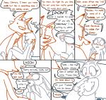 anthro blush canid canine comic disney duo english_text eyelashes female flat_chested fox genitals judy_hopps lagomorph leporid lol_comments male male/female mammal nick_wilde predator/prey predator/prey_play pussy rabbit red_fox stakeout text the_weaver tight_orifice true_fox tuft zootopia