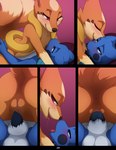 animal_genitalia anthro anthro_on_anthro anthro_penetrated anthro_penetrating anthro_penetrating_anthro anus balls blue_body blue_eyes blue_fur blush bodily_fluids collar comic darkmirage dragonair dragonchu_(character) duo female female_penetrated floatzel fur generation_1_pokemon generation_4_pokemon genitals hi_res licking male male/female male_penetrating male_penetrating_female nintendo nuzzling penetration penile penile_penetration penis penis_in_pussy pokemon pokemon_(species) pussy sex shy tongue tongue_out vaginal vaginal_penetration