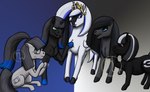 2020 age_difference artist_logo black_eyebrows black_hooves black_mane black_tail blue_eyes blue_hooves blue_tail_tip chest_tuft clapping colored crown cutie_mark digital_drawing_(artwork) digital_media_(artwork) dipstick_tail earth_pony equid equine eyebrows eyelashes eyewear fan_character feathered_wings feathers female feral folded_wings glasses green_eyes grey_hooves grey_mane grey_tail group hasbro headgear hi_res hooves horn horse larger_female logo long_mane mammal mane markings mature_female mature_feral medium_mane motion_lines multicolored_mane muscular muscular_female muscular_feral my_little_pony mythological_creature mythological_equine mythology older_female one_eye_closed open_mouth open_smile pegasus pink_tongue playstation ponification pony princess psable_two psally_three psandra_four pselena_five psonya_one quadruped red_eyes round_glasses royalty shaded simple_background size_difference skywater slightly_chubby slightly_chubby_female slightly_chubby_feral smaller_female smile sony_corporation sony_interactive_entertainment standing tail tail_markings tiara tongue tuft two_tone_mane two_tone_tail unguligrade unicorn unicorn_horn white_mane white_wings winged_unicorn wings wink winking_at_another wrinkles younger_female