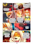 3:4 absurd_res anthro anthrofied arcanine base_four_layout blockage_(layout) canid canine clothed clothing comic digital_media_(artwork) duo dylan_(zourik) eight_frame_image english_text four_row_layout generation_1_pokemon generation_7_pokemon growlithe hi_res horizontal_blockage horizontal_staggering incineroar leo_(zourik) male male/male mammal multiple_scenes muscular muscular_anthro muscular_male nintendo open_mouth pokemon pokemon_(species) staggering_(layout) text tongue torracat yellow_eyes zourik