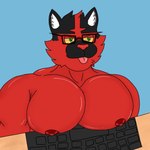 1:1 animated anthro barazoku bouncing_pecs generation_7_pokemon incineroar male muscular muscular_male nintendo pec_flexing pecmeme pecs pokemon pokemon_(species) saddragon16_(artist) short_playtime solo