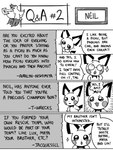 2022 3:4 ambiguous_gender anthro black_nose black_tail black_text cheek_spots crossed_arms dialogue digital_media_(artwork) ellipsis english_text exclamation_point eyebrows eyewear flavia-elric generation_2_pokemon generation_3_pokemon glasses letter monochrome neil_(yapc) nintendo number open_mouth open_smile pelipper pichu pokemon pokemon_(species) question_mark questions_and_answers smile solo sparkles speech_bubble tail text wings