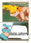 comic darrow0 dialogue english_text fire forest generation_2_pokemon hi_res male nintendo plant pokemon pokemon_(species) pol_(darrow) quilava speech_bubble text totodile tree yuel