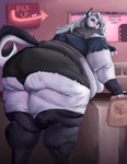 Rating: q
ID: 5509486
Date: 2025-04-17 02:29:45 -0400
Status: active
Score: 43
anthro back_rolls belly belly_overhang belly_rolls bent_over big_belly big_butt biped butt canid canid_demon canine cellulite clothed clothing demon dialogue digital_media_(artwork) english_text fat_arms fat_rolls female female_anthro fully_clothed fur hair hellhound helluva_boss hi_res huge_belly huge_butt huge_thighs ill_fitting_clothing inksplot legwear looking_at_viewer looking_back loona_(helluva_boss) mammal midriff morbidly_obese morbidly_obese_female mythological_canine mythological_creature mythology obese obese_anthro obese_female off_shoulder overweight overweight_anthro overweight_female rear_view red_sclera solo stretch_marks tail text thick_thighs thigh_highs white_body white_eyes white_fur wide_hips post #5509486