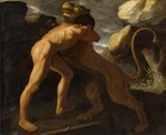 Rating: s
ID: 5540506
Date: 2025-04-30 22:24:12 -0400
Status: active
Score: 13
17th_century 5_toes absurd_res ambiguous_gender ancient_art black_hair butt claws cloud curly_hair duo european_mythology eyebrows feet felid feral fight finger_claws fingers formal_art francisco_de_zurbaran fur greek_mythology hair hercules hi_res human lion male mammal muscular muscular_human muscular_male mythology nemean_lion nude on_hind_legs open_mouth outside painting_(artwork) pantherine paws plant shaded short_hair snout soft_shading standing tail tail_tuft tan_body tan_skin toes tongue tongue_out traditional_painting_(artwork) tree tuft whiskers yellow_body yellow_fur post #5540506