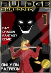 anthro armpit_hair barbell bodily_fluids body_hair bulge butt comic cover cover_art cover_page dragon english_text hi_res horn lance_(disambiguation) lizard male muscular muscular_anthro muscular_male mythological_creature mythological_scalie mythology nude piercing reptile samaraka scalie sweat tail text weights