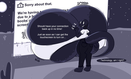 Rating: q
ID: 5706317
Date: 2025-07-13 14:59:38 -0400
Status: active
Score: 11
anthro big_breasts black_body bottomwear breasts clothing dinosaur dinosaur_(google_chrome) ellipsis english_text exclamation_point female google google_chrome hi_res huge_breasts hyper hyper_breasts looking_at_viewer looking_back mattthetooncat non-mammal_breasts pants prehistoric_species question_mark reptile scalie shirt solo speech_bubble text topwear post #5706317