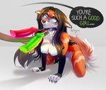 absurd_res ahegao anthro blue_eyes bodily_fluids breasts brown_hair canid canine collar cum cum_in_mouth cum_inside eyelashes eyelashes_through_hair eyewear fellatio female fennec_fox fluffy fluffy_tail fox foxie_(friskyfoxie) genital_fluids genitals glasses group hair hi_res lead leash long_hair looking_pleasured male male/female mammal multicolored_body nipples oral penile penis piercing sex slim solo speech_bubble submissive submissive_female tail translucent translucent_hair trio true_fox whisperingstone