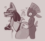 Rating: e
ID: 5542437
Date: 2025-05-01 18:16:08 -0400
Status: active
Score: 140
ambiguous_gender anthro ball_gag bdsm big_butt blindfold bodily_fluids bound butt butt_grab butt_size_difference caught caught_in_the_act chain claws clothed clothing coat cuff_(restraint) dawn_(pokemon) digital_drawing_(artwork) digital_media_(artwork) doggystyle dominant dominant_male drooling duo_focus emanata exclamation_point eyelashes from_behind_position fur gag gem generation_4_pokemon genital_fluids group hand_on_butt handcuffed handcuffs hat headgear headwear human lucario male male/ambiguous mammal metal_cuffs monochrome nintendo nude nude_male pokemon pokemon_(species) pokemon_trainer precum question_mark restraints saliva scarf sex shocked side_view size_difference small_dom_big_sub spikes spikes_(anatomy) submissive submissive_ambiguous sweat tail thick_thighs topwear trio weavile wide_eyed zlut385 post #5542437
