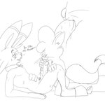 Rating: e
ID: 4677931
Date: 2024-03-24 19:03:36 -0400
Status: active
Score: 14
1:1 anthro blush bodily_fluids buckteeth bulge clothing dialogue duo erection eyewear fellatio foreskin foreskin_play foreskin_pull generation_8_pokemon genitals glasses hand_on_belly handjob hi_res lagomorph leporid male male/male mammal monochrome nintendo oral penile penis pokemon pokemon_(species) pubes rabbit reclining rodent sciurid scorbunny sex sweat teeth tongue_in_foreskin tree_squirrel twee twerpishimp underwear whiskers post #4677931
