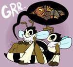 Rating: q
ID: 5390973
Date: 2025-02-22 18:41:08 -0500
Status: active
Score: 105
abdomen_vore ambiguous_anthro ambiguous_gender ambiguous_pred ambiguous_prey antennae_(anatomy) anthro anthro_pred anthro_prey arthropod arthropod_abdomen arthropod_abdomen_vore back_wings barefoot bee bent_legs big_abdomen biped blue_bottomwear blue_clothing blue_jeans blue_pants bodily_fluids bodily_noises bottomwear brown_body brown_fur brown_inner_ear_fluff brown_sclera brown_stripes cheek_stripes clothed clothed_ambiguous clothed_anthro clothing countershade_abdomen countershading cutaway denim denim_bottomwear denim_clothing digestion digestion_noises digital_drawing_(artwork) digital_media_(artwork) ellipsis english_description english_text feet flat_colors fluffy fluffy_tail frown full-length_portrait fully_inside fur group hi_res hoodie hymenopteran inner_ear_fluff insect insect_wings internal jaybat11 jeans larger_ambiguous larger_pred long_sleeves looking_at_another looking_at_prey looking_at_self looking_down_at_another looking_down_at_self mammal monotone_background monotone_body monotone_clothing monotone_fur monotone_hoodie monotone_jeans monotone_topwear motion_lines nude_ambiguous nude_anthro one_eye_closed open_frown open_mouth pants pointy_ears portrait prick_ears pupils purple_clothing purple_hoodie purple_topwear saliva saliva_covered saliva_string shrink_bee side_view simple_background sitting sitting_on_ground size_difference slit_pupils smaller_ambiguous sound_effects stinger striped_body stripes struggling struggling_prey tail tail_fetish tail_play tail_stomach tail_storage tail_vore text topwear trio tuft unknown_species unusual_vore vore vowelless vowelless_sound_effect white_pupils white_text wings yellow_body yellow_eyes yellow_insides post #5390973
