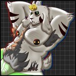 Rating: q
ID: 5591905
Date: 2025-05-22 23:55:14 -0400
Status: pending
Score: 3
anthro armpit_hair armpit_tuft asriel_dreemurr asriel_dreemurr_(god_form) black_eyes blonde_hair body_fur body_hair bovid caprine charkin'schamber chest_hair chromatic_aberration clothed clothing digital_drawing_(artwork) digital_media_(artwork) fangs floppy_ears fur glistening glistening_body goat green_eyes grey_body grey_fur hair hands_behind_head hi_res horn looking_at_viewer male mammal markings nipple_piercing nipples overweight overweight_anthro partially_clothed pattern_background pecs piercing shaded simple_background solo stomach_hair stretch_marks tail teeth undertale undertale_(series) underwear white_body post #5591905