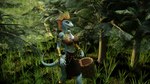 16:9 3d_(artwork) anthro bottomwear breasts bucket capcom cleavage clothed clothing container digital_media_(artwork) dragon duo european_mythology female flying_wyvern forest forest_background grass hat headgear headwear hi_res holding_container holding_object jewelry larger_female lizardman lizardman_(warhammer) looking_at_another midriff monster_hunter mythological_creature mythological_scalie mythology nature nature_background oblivious outside plant rath_wyvern rathian rathian_(furromantic) scalie size_difference skink_(warhammer_fantasy) smaller_female stalker stalking tail tayanna_(furromantic) topwear tree void_dragon216 walking warhammer_(franchise) warhammer_fantasy western_dragon widescreen wyvern