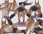 Rating: q
ID: 3072479
Date: 2021-12-14 20:34:35 -0500
Status: active
Score: 321
all_fours anthro armpit_hair ass_up blacksad body_hair bottomwear bulge butt clothing crop_top exercise eyebrows felid feline fur joe_dunn leg_warmers legwear lynx male mammal markings navel raised_leg scar shirt short_tail shorts simple_background smile solo spots spotted_body spotted_fur stretching tail tank_top teeth topwear vhkansfweer whiskers white_background post #3072479