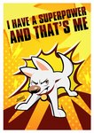 anthro bolt_(bolt) bolt_(film) canid canine canis collar comic disney domestic_dog emotional explosion feral hero hi_res inspirational lightning_bolt lineless male mammal poster smile solo superdog superhero toony walk-w-igny