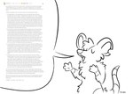 2022 anthro black_and_white buckteeth clip_studio_paint_(artwork) cloudpie conditional_dnp digital_drawing_(artwork) digital_media_(artwork) english_text eyes_closed fluffy_chest fur head_tuft male mammal monochrome mouse murid murine notched_ear nude open_mouth paw_patrol reddit rodent simple_background snout solo speech_bubble tail teeth text tongue tuft white_background