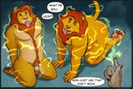 all_fours anthro brother_(lore) brothers_(lore) butt casual_nudity disney duo father_(lore) felid genitals kneeling lion magic male male/male mammal mufasa nephew_(lore) nude pantherine parent_(lore) penis pickles-hyena scar_(the_lion_king) sibling_(lore) simba_(the_lion_king) snapping_fingers son_(lore) the_lion_king uncle_(lore)