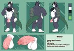Rating: e
ID: 5600819
Date: 2025-05-26 20:46:07 -0400
Status: active
Score: 22
2025 abstract_background absurd_res alternate_version_at_source anthro arm_tattoo artist_name back_muscles balls barazoku beard biceps big_muscles big_penis biped black_beard black_body black_clothing black_facial_hair black_fur black_hat black_headwear black_soles body_hair canid canine canis chest_hair chest_tuft clothing colored crocodile crocodile_tail crocodilian digital_drawing_(artwork) digital_media_(artwork) dragon_tattoo english_text erection facial_hair feet flaccid foreskin front_view fur gender_symbol genital_raphe genitals glans gloves_(marking) green_background green_tail grey_body grey_nipples grin hat hat_only headgear headgear_only headwear headwear_only hi_res humanoid_feet humanoid_genitalia humanoid_penis hybrid jojo's_bizarre_adventure khayen leg_markings male male/male_symbol male_symbol mammal markings model_sheet mostly_nude multicolored_penis musclegut muscular muscular_anthro muscular_male muscular_thighs navel nipples nude nude_anthro nude_male partially_retracted_foreskin pecs penis pink_glans pink_penis plantigrade raphe_(anatomy) rear_view reptile scalie sexuality_symbol side_view signature simple_background slightly_chubby slightly_chubby_anthro slightly_chubby_male smile socks_(marking) solo spiked_tail spikes spikes_(anatomy) stated_age stated_homosexuality stated_sexuality symbol tail tattoo text thick_thighs toothy_grin triceps tuft two_tone_penis unretracted_foreskin vein veiny_penis white_balls white_body white_feet wolf post #5600819