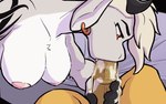 Rating: e
ID: 5540701
Date: 2025-05-01 00:07:11 -0400
Status: active
Score: 664
animal_genitalia animal_penis animated anthro anthro_penetrated bed_sheet bedding bodily_fluids bovid breasts caffeinatedzeph caprine cum cum_in_mouth cum_inside digital_media_(artwork) duo ear_piercing equid equine equine_genitalia equine_penis fellatio female firelander fur genital_fluids genitals goat hair hi_res horn leaking_cum male male/female mammal messy mythological_creature mythological_equine mythology oral oral_penetration penetration penile penis penis_in_mouth piercing sex short_playtime tattoo tongue tongue_out tongue_out_fellatio unicorn vasira post #5540701