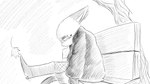 16:9 animal_crossing anthro bench bodily_fluids boots clothed clothing domestic_cat dragonweirdo felid feline felis female fishnet_clothing footwear greyscale hi_res jacket leaf looking_down mammal monochrome nintendo olivia_(animal_crossing) on_bench outside plant prick_ears sad shoes simple_background sitting sitting_on_bench solo story story_in_description tail tears topwear tree widescreen