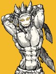 Rating: s
ID: 5586151
Date: 2025-05-20 14:14:54 -0400
Status: pending
Score: 9
abs absurd_res anthro chest_tuft clothed clothing cybernetics cyborg fur hairy_armpits hands_behind_head hatching_(art) head_tuft hi_res jwbash looking_at_viewer machine male male_anthro markings muscular muscular_anthro muscular_male pecs pose protogen robot_anthro shaded sketch smile smirk solo tail tail_tuft topless tuft post #5586151