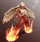 Rating: s
ID: 87033
Date: 2010-08-02 21:22:12 -0400
Status: active
Score: 52
2010 4_fingers abs anthro avian barefoot biceps biped bird biri blaziken blue_eyes claws feathered_wings feathers feet fingers fire fluffy fluffy_tail generation_3_pokemon hair head_wings leg_markings looking_at_viewer male markings multicolored_body multicolored_feathers muscular muscular_anthro muscular_male nintendo nude pecs pokemon pokemon_(species) pokemorph pubes red_body red_feathers riot41 short_tail simple_background socks_(marking) solo standing tail unusual_wing_placement white_body white_feathers white_hair wings post #87033
