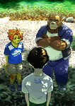 Rating: s
ID: 5002432
Date: 2024-08-22 12:15:27 -0400
Status: active
Score: 10
2024 absurd_res anthro bear black_bear blue_bottomwear blue_clothing blue_jacket blue_pants blue_shirt blue_t-shirt blue_topwear bottomwear brown_body brown_fur brown_hair clothed clothing countershade_snout countershading crossed_arms felid fully_clothed fur green_bottomwear green_clothing grey_bottomwear grey_clothing grey_nose grey_shorts group hair hi_res hiroyuki_(morenatsu) human jacket juuichi_mikazuki kakukaku lion male mammal mane monotone_body monotone_fur moon_bear morenatsu multicolored_body multicolored_fur orange_mane outside overweight overweight_anthro overweight_male pantherine pants pink_nose shirt shorts snout soutarou_(morenatsu) standing t-shirt tail tan_body tan_countershading tan_fur topwear trio two_tone_body two_tone_fur ursine white_clothing white_shirt white_t-shirt white_topwear yellow_body yellow_eyes yellow_fur post #5002432