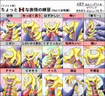 Rating: q
ID: 857558
Date: 2016-03-26 23:40:59 -0400
Status: active
Score: 16
altered_forme_giratina ambiguous_gender blush bodily_fluids expression_sheet eyes_closed generation_4_pokemon giratina happy japanese_text legendary_pokemon multiple_images nintendo origin_forme_giratina pokemon pokemon_(species) red_eyes solo suggestive sweat tears text translated やみぃ post #857558