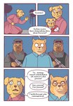 age_difference anthro armor assault_rifle aunt_(lore) aunt_and_niece_(lore) base_three_layout biped blockage_(layout) bodily_fluids brown_body brown_fur bulletproof_vest canid canine canis clothing combat_helmet comic comrade_druzhok_(sobakistan) crying daughter_(lore) domestic_dog dress eyewear father_(lore) father_and_child_(lore) father_and_daughter_(lore) female five_frame_image floppy_ears fur german_shepherd glasses gun headgear helmet herding_dog hi_res horizontal_blockage hug katja kerchief male mammal multicolored_body multicolored_fur neckerchief neckwear niece_(lore) older_female older_male parent_(lore) parent_and_child_(lore) parent_and_daughter_(lore) pastoral_dog pink_clothing pink_dress pointy_ears prick_ears ranged_weapon red_kerchief red_neckerchief rifle round_glasses russian_text scale_(sobakistan) sobakistan speech_bubble tactical_gear tears text three_row_layout translated two_tone_body two_tone_fur weapon welsh_corgi white_blouse white_body white_fur yellow_body yellow_fur young young_anthro younger_female