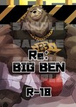 2024 absurd_res anthro barefoot bear belly ben_bigger biceps black_clothing black_shirt black_tank_top black_topwear bodily_fluids bottomwear brown_body brown_fur bulge chain_necklace clothed clothing cover cover_art cover_page eye_scar facial_scar feet fur gunso_p hi_res jewelry kemono male mammal mihoyo navel necklace open_bottomwear open_clothing open_pants overweight overweight_male pants red_clothing red_underwear sample scar shirt sitting sitting_on_ground smile solo sweat tank_top topwear underwear white_bottomwear white_clothing white_pants zenless_zone_zero