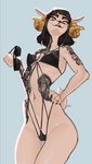 Rating: q
ID: 4802337
Date: 2024-05-23 14:14:30 -0400
Status: active
Score: 34
anthro bikini black_bikini black_clothing black_hair black_swimwear bovid caprine clothing eyewear female goat hair hand_on_hip hi_res horn looking_at_viewer mammal maria_cortez nsfw_jackie sheep smile solo sunglasses swimwear tattoo triangle_bikini two-piece_swimsuit white_body yellow_eyes post #4802337