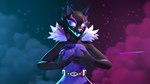 16:9 3d_(artwork) anthro breasts digital_media_(artwork) epic_games female fortnite holding_breast nipples pack_leader_highwire solo tagme tundradoessfm widescreen