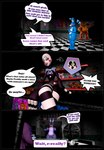 2023 3d_(artwork) absurd_res animatronic anthro balls belly big_penis black_body blue_body bow_tie checkered checkered_floor comic crossed_legs dialogue digital_media_(artwork) english_text exclamation_point five_nights_at_freddy's five_nights_at_freddy's_2 flaccid genitals heart_symbol hi_res lagomorph leporid long_ears machine male mammal marionette_(fnaf) nsg_editor nude penis plushie purple_body rabbit robot scottgames source_filmmaker_(artwork) speech_bubble text toy_bonnie_(fnaf) white_body withered_bonnie_(fnaf)