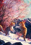 Rating: s
ID: 4845149
Date: 2024-06-11 12:04:16 -0400
Status: active
Score: 16
2023 action_pose ambiguous_gender cherry_blossom cherry_blossom_tree cherry_tree day detailed_background digital_media_(artwork) domestic_cat duo felid feline felis feral flower forest fruit_tree fur hi_res itskrolja mammal mountain outside paws plant pose prunus_(flower) striped_body striped_fur stripes tail tree post #4845149