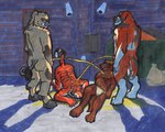 Rating: e
ID: 4104259
Date: 2023-06-11 11:33:09 -0400
Status: active
Score: 56
2023 5:4 absurd_res alley anthro ass_up athletic black_whiskers bodily_fluids brown_body brown_fur canid canine canis clothing cloven_hooves domestic_dog dominant dominant_male dumpster felid foursome fur genital_fluids group group_sex hi_res hooves licking looking_at_viewer lying male male/male mammal marker_(artwork) markings molosser mottled mottled_body mottled_fur mountain_dog mustelid night orange_body orange_fur otter outside pantherine paws peeing peeing_together pig_nose piss_whore public saint_bernard scatological_(artist) security security_camera sex slightly_chubby spots spotted_body spotted_fur striped_body striped_fur stripes submissive submissive_male suid suine sus_(pig) tiger tongue tongue_out traditional_media_(artwork) trash trash_bag tusks underwear urine urine_pool urine_stain urine_stream watersports whiskers wild_boar post #4104259