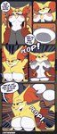 2024 absurd_res anthro areola big_breasts bowl breasts breasts_in_a_bowl comic container delphox dialogue digital_media_(artwork) dye english_text female fur generation_6_pokemon genitals hi_res how-to iiithemaniii inner_ear_fluff looking_at_viewer mammal nintendo nipple_dip nipples nude onomatopoeia open_mouth orange_eyes painting pink_areola pink_nipples pokemon pokemon_(species) presenting presenting_breasts pussy smile solo sound_effects tampography text the_man tuft yellow_body yellow_fur