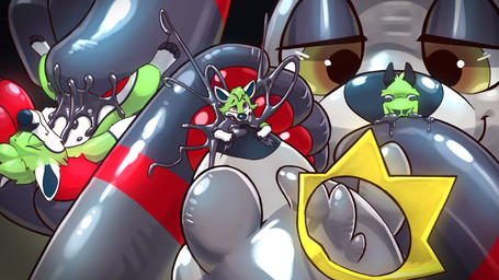 Rating: q
ID: 5681963
Date: 2025-07-02 13:27:59 -0400
Status: active
Score: 21
16:9 2025 4_toes 4k absurd_res ambiguous_gender animate_inanimate anthro biped black_body black_fur blue_nose canid canine crown digital_media_(artwork) eyes_closed feet fox fur glistening green_body green_fur half-closed_eyes headgear hi_res inflatable jazzotter latex liquid_latex living_inflatable macro male mammal micro multicolored_body multicolored_fur mustelid narrowed_eyes nude otter pawpads paws purple_eyes red_pawpads sexotheque size_difference striped_body striped_fur stripes stuck toes turt white_body white_fur widescreen post #5681963