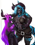 Rating: s
ID: 5490155
Date: 2025-04-08 04:20:26 -0400
Status: active
Score: 13
absurd_res alien anthro armor belt belt_buckle big_breasts blind blind_eye blue_hair blue_highlights blue_markings blue_stripes blush bottomwear bra breasts buckle bullet choker claw_marks claws cleavage clothed clothing cowboy_hat disability duo felid female finger_claws hair hat headgear headwear herm hi_res highlights_(coloring) horn hotpants intersex intersex/female jewelry lagomorph leporid long_ears long_hair lura_dura mammal mane markings moira_neoma_(xxsnipeznawe) moon muscular necklace pantherine purple_hair rabbit short shorts simple_background size_difference stripes sweater tattoo tiger topwear underwear post #5490155