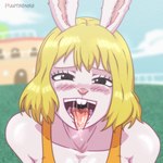 Rating: q
ID: 5588975
Date: 2025-05-21 18:01:50 -0400
Status: active
Score: 14
1:1 ahegao anthro artsens8 black_eyes blonde_hair blurred_background blush blush_lines bodily_fluids buckteeth carrot_(one_piece) clothing day digital_drawing_(artwork) digital_media_(artwork) dripping drooling eyebrows female fur hair hi_res lagomorph leporid looking_at_viewer looking_pleasured mammal minkmen_(one_piece) one_piece open_mouth open_smile orange_clothing orange_shirt orange_topwear outside pussy_tongue rabbit raised_inner_eyebrows saliva saliva_drip saliva_on_tongue saliva_string shirt short_hair smile solo teeth tongue tongue_out topwear uvula watermark white_body white_fur post #5588975