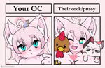 ambiguous_gender animated anthro avian bird chicken domestic_cat felid feline felis feral fur galliform gallus_(genus) hi_res loop mammal meme neu_(sukendo) no_sound phasianid short_playtime solo sukendo webm white_body white_fur your_oc_their_cock/pussy